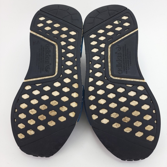 Adidas Men’s Sneakers NMD R1 BY3016 BLUE NIGHT Navy Blue Lace-Up Size 6 - Picture 5 of 6